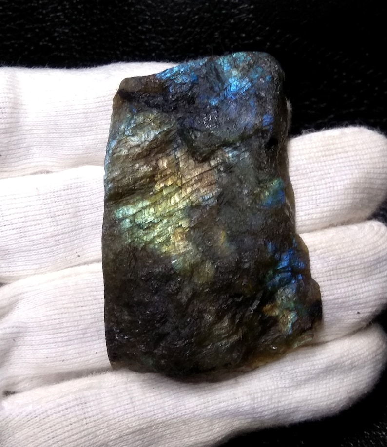 169.85 Cts Labradorite Raw Stone,Labradorite Slab Polished Rough Gemstone,Cutting Labradorite Rough,Flashy Labradorite,57x28x9 MM,S#1028