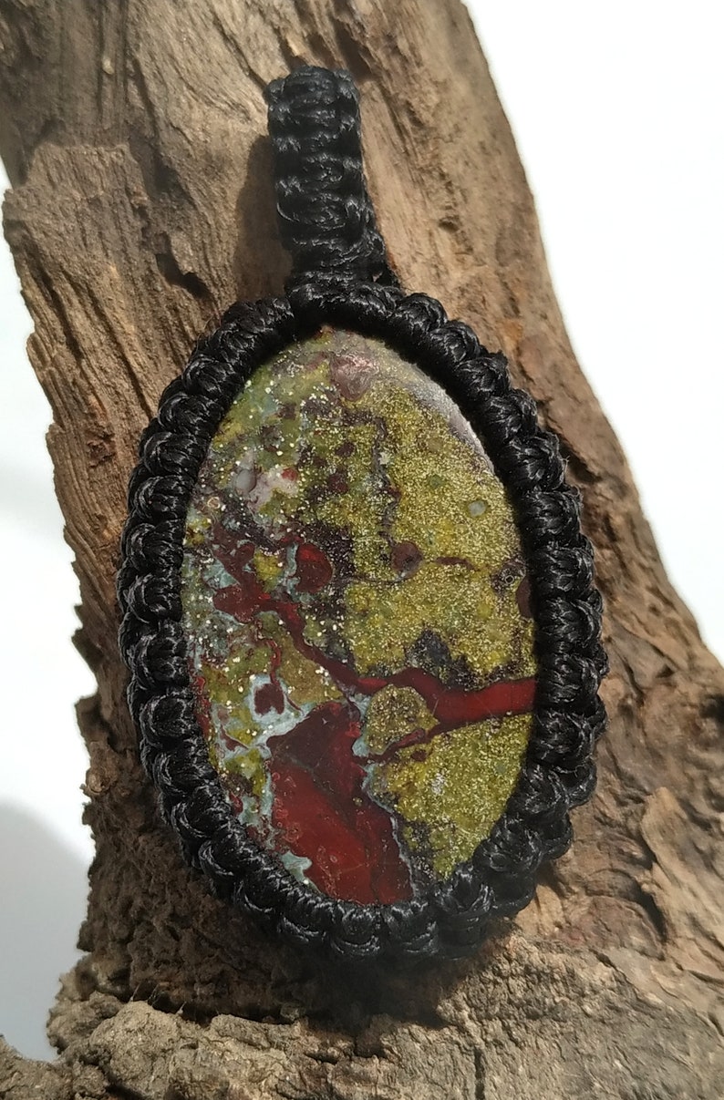 Dragons Blood Jasper,Natural Dragons Jasper Pendants,Handmade Gemstone,Jasper Stone Jewelry,Healing Gemstone Necklace,Sparkling Pendants