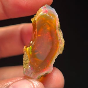 Raw Ethiopian Welo Opal Rough: 45 Cts AAA Crystal Gemstone