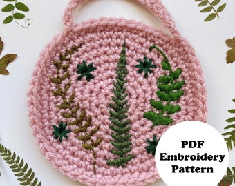 Fern Love Embroidery Pattern