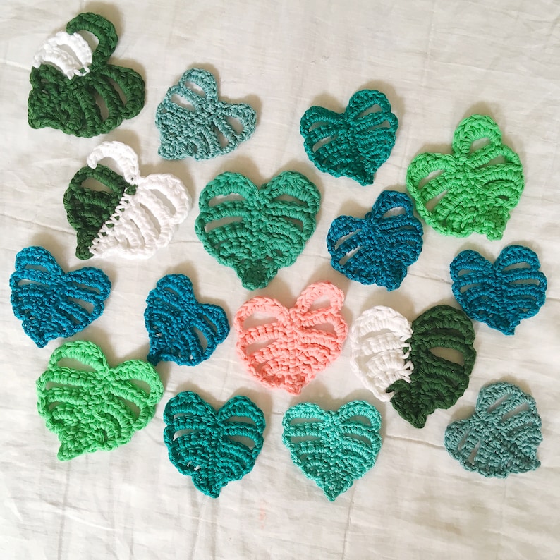 Monstera Leaf Crochet Pattern | Etsy