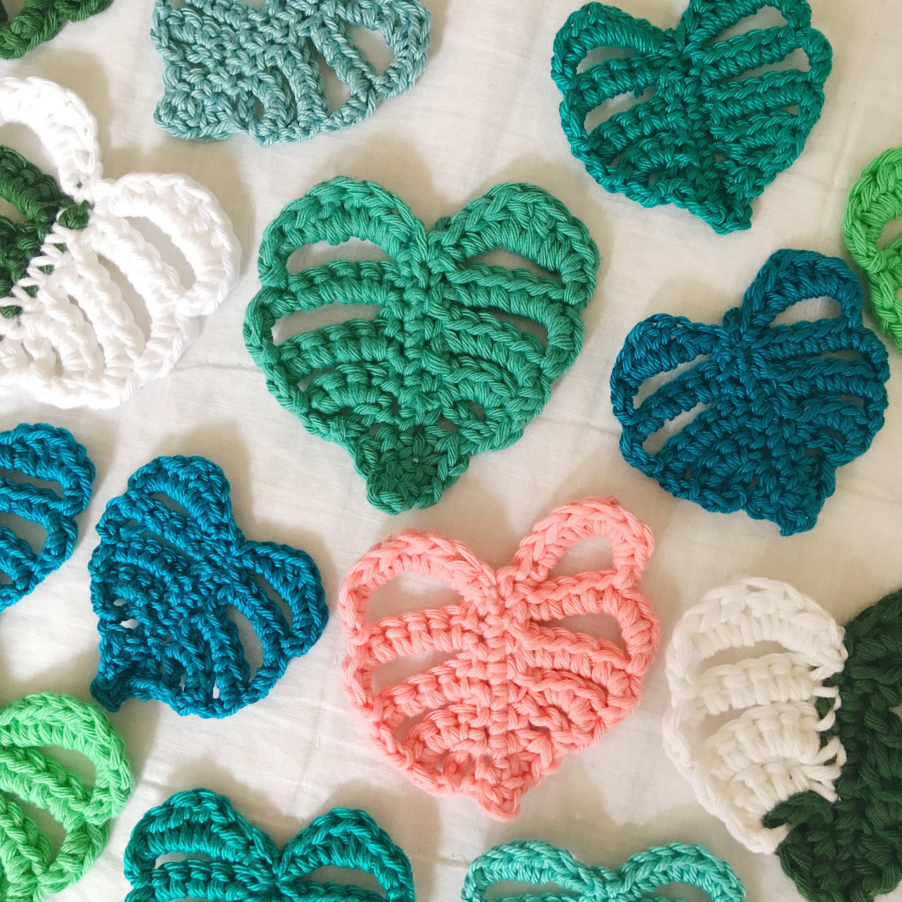 Monstera Leaf Crochet Pattern Etsy UK