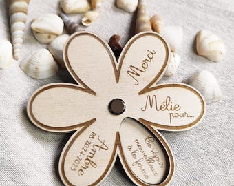 End of year teacher gift, Atsem gift, Wooden daisy