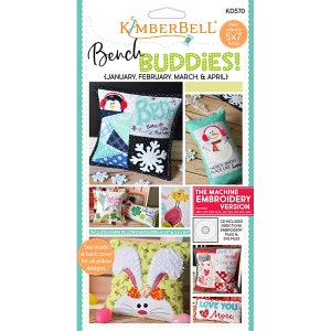 May include: A set of eight machine embroidery patterns for making small pillows. The patterns include a penguin, snowman, bunny, bird, and more. The patterns are designed for a 5x7 hoop and come on a CD. The patterns are for personal use only.