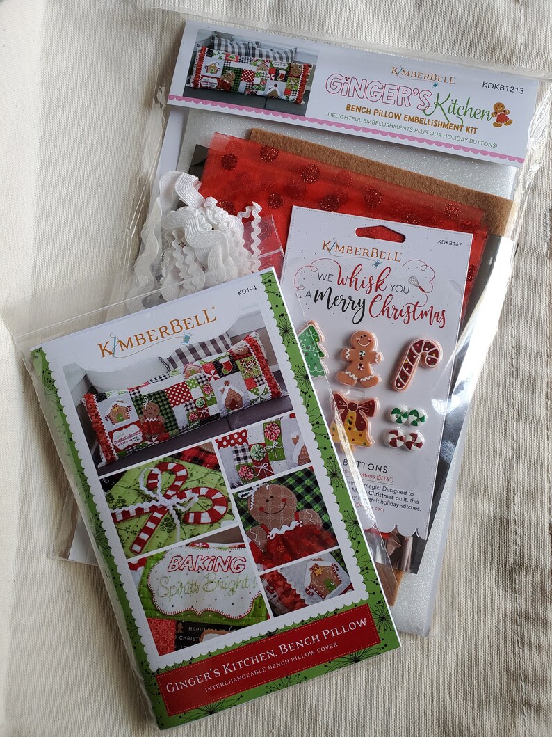 Kimberbell Ginger's Kitchen Pattern & Embellishment Kit Etsy