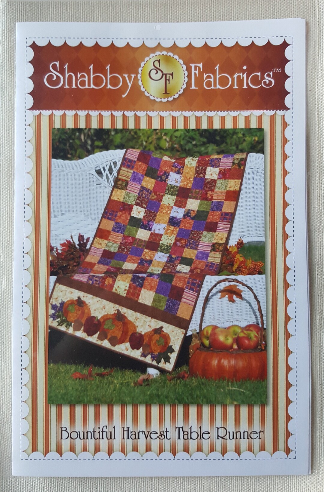 Shabby Fabrics Bountiful Harvest Table Runner Pattern by Jennifer ...
