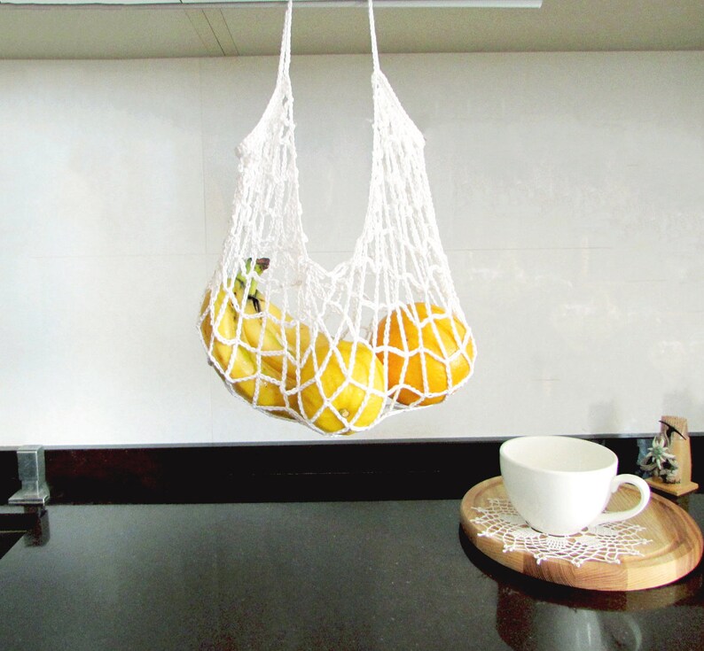 Large Fruits Hammock produce bag under storage Etsy
