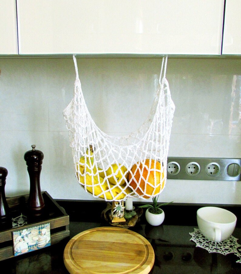 Large Fruits Hammock produce bag under storage Etsy