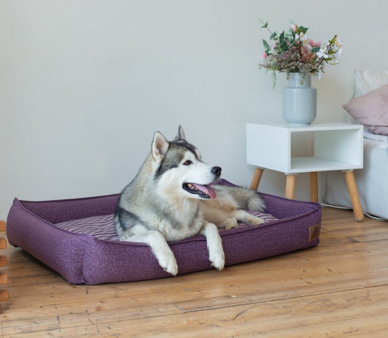 Dog Bed With Removable Washable Covers Etsy