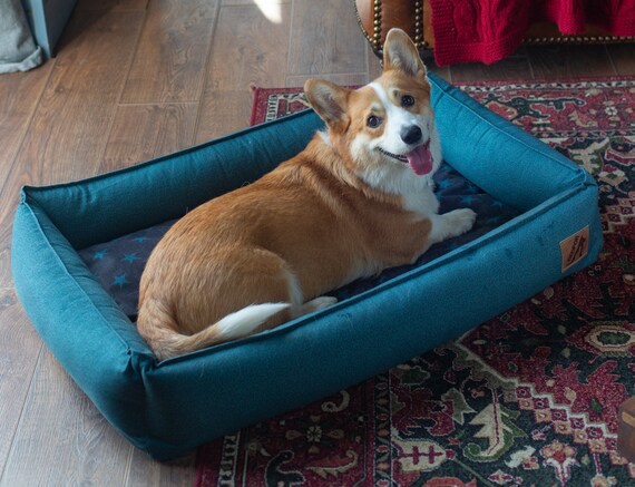 dog bed with removable washable cover