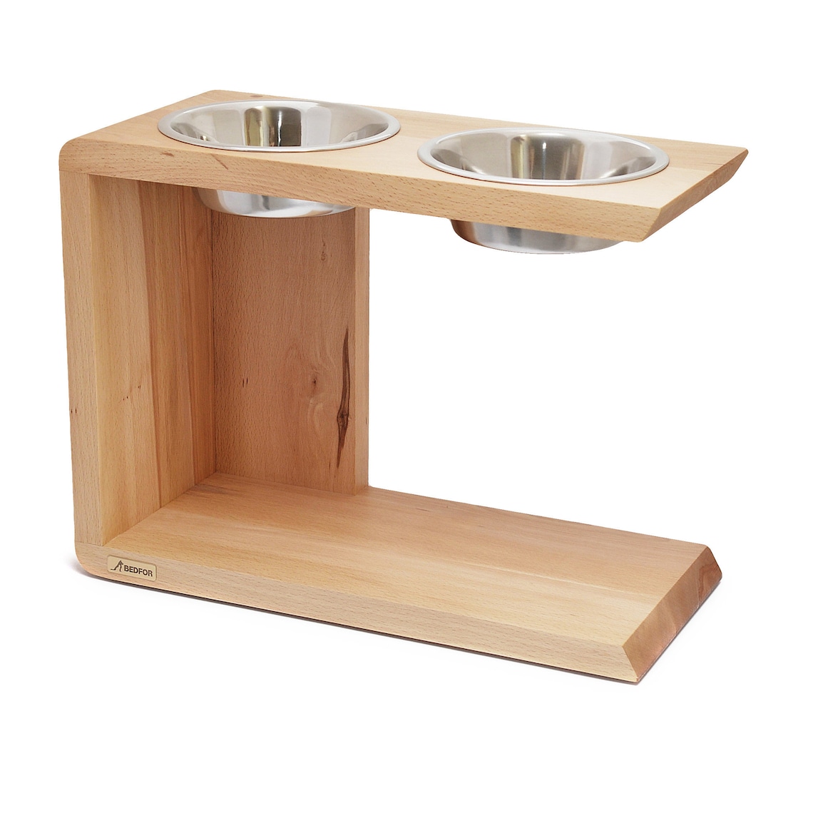 Wooden pet bowl feeder Vizor big dog bowl stand dog bowls Etsy