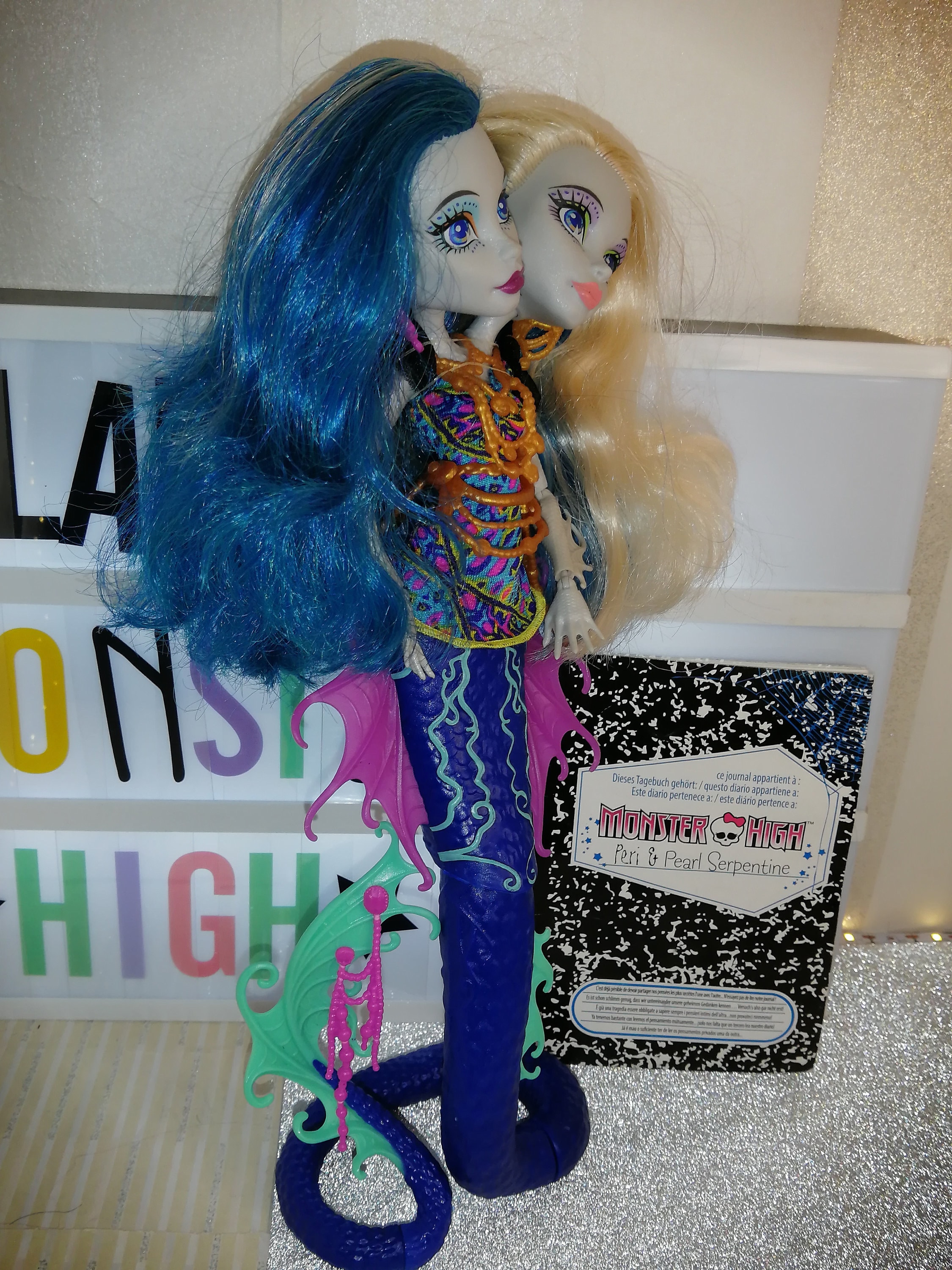 Monster High Doll PERI PEARL Serpentine Edition great Scarrier Reef Hissters Etsy Australia