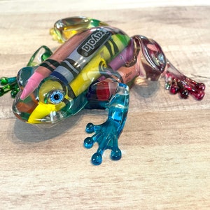 Resin Crayon Frog