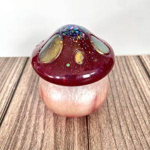 Resin Mushroom Jar