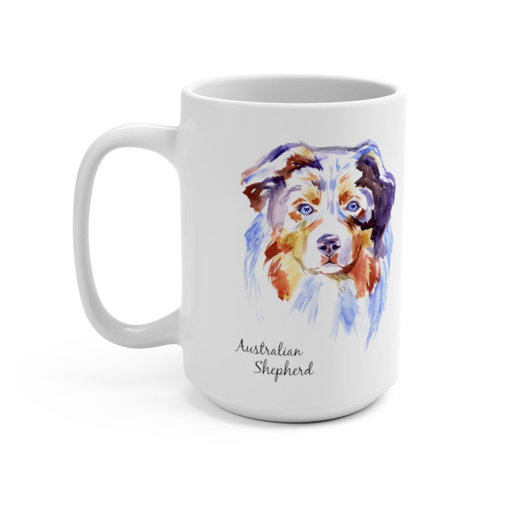 Australian Shepherd Mug Gift for Dog Lovers Dog Coffee Mug Etsy UK