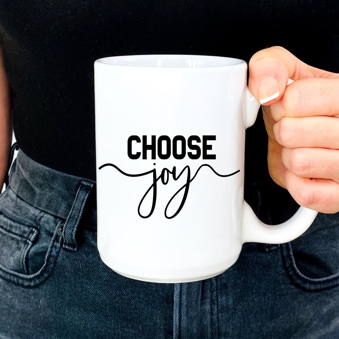 Choose Joy Mug Christian Coffee Mug Peace Love Joy Scripture - Etsy