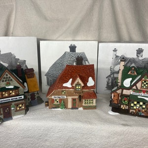 Dept 56 Dickens Village | Choose from Giggelswick Mutton & Ham, The Chop Shop or Quilly's Antiques
