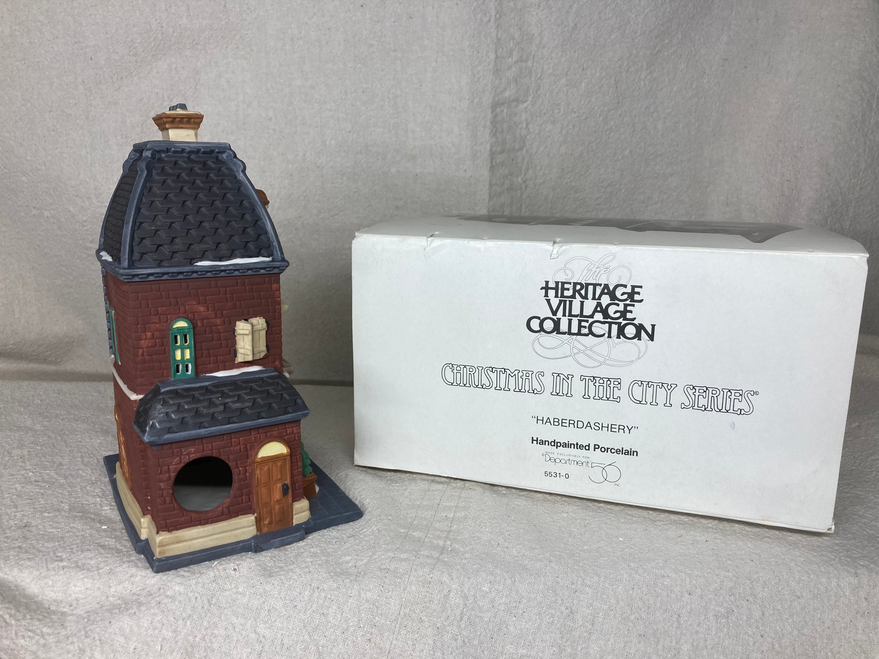 Department 56 Heritage Village Collection ; Christmas in the City Series ;  City Clockworks ; Handpainted Porcelain 5531-0