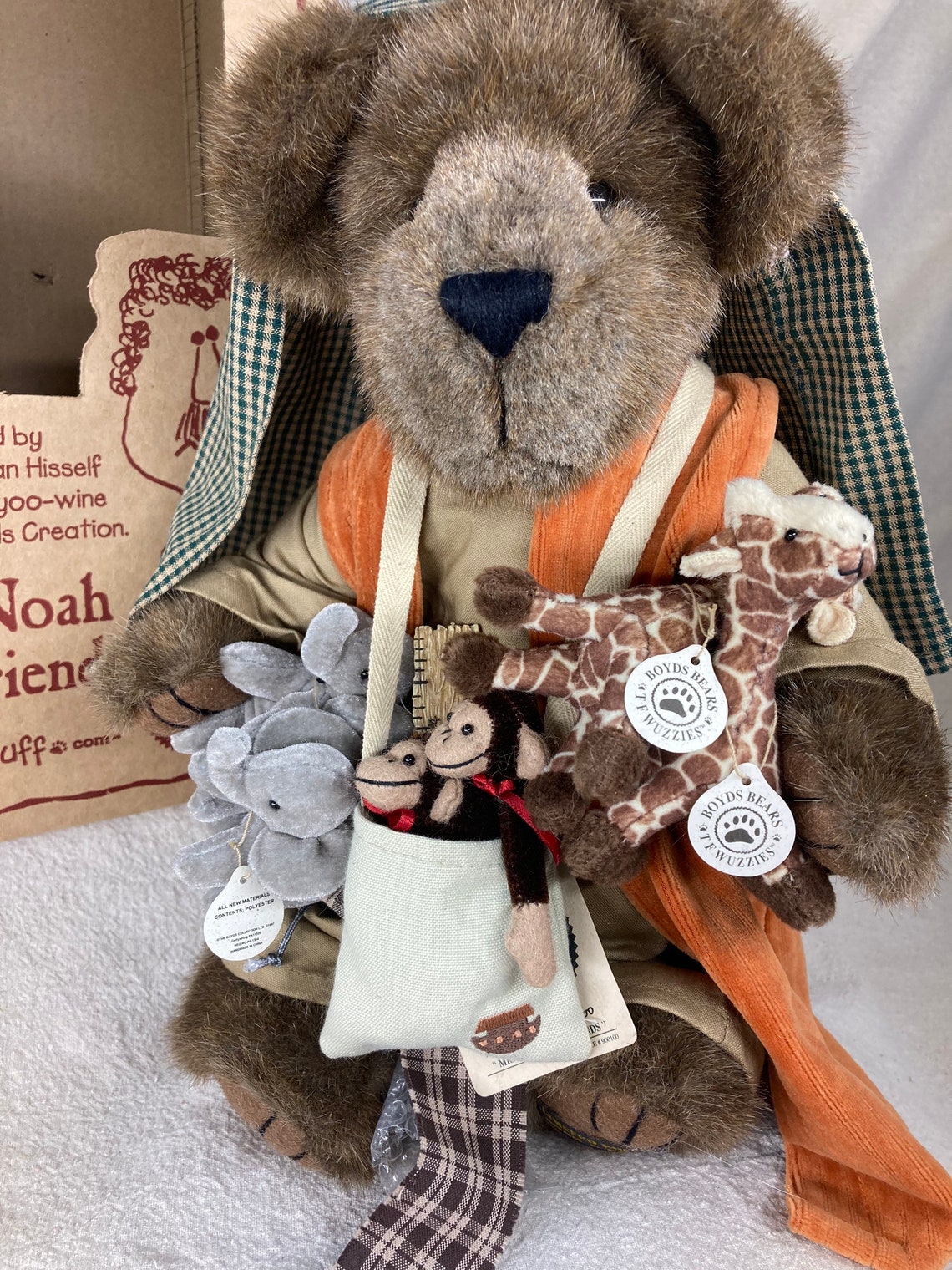 Rare Vintage Boyds Bear Plush Limited Millennium Edition Mr. Etsy