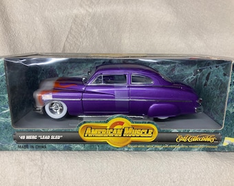 1949 Mercury Eight Coupe 1:18-Scale Diecast Car Featuring A Tampico Red