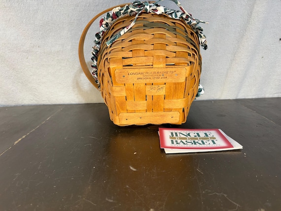 ロンガバーガーのクリスマスバスケットコレクション:手織りの ロンガバーガーのクリスマスバスケットコレクション:手織りの