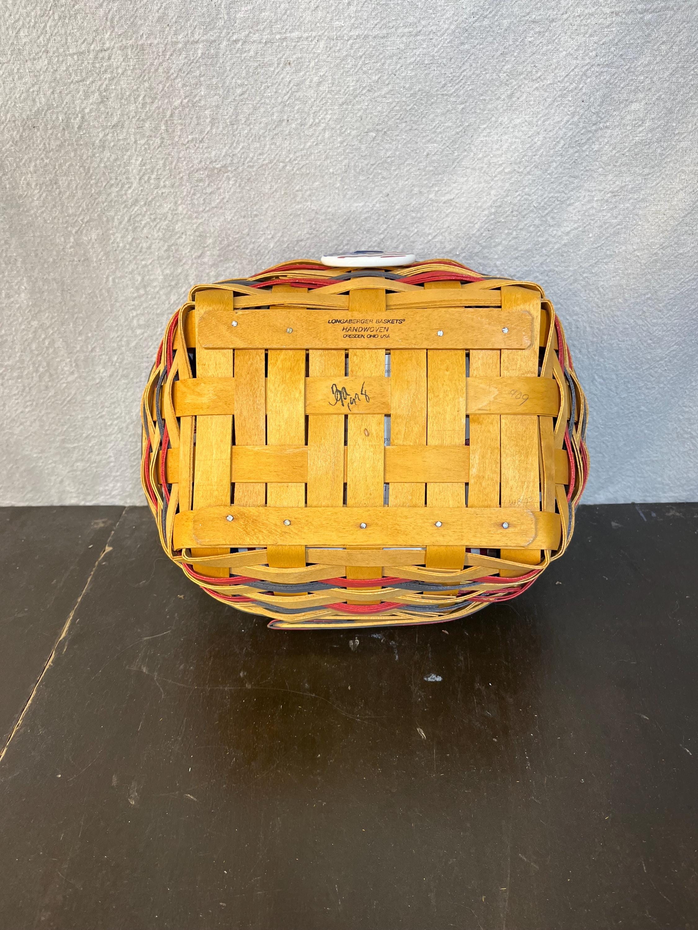 ロンガバーガー オールアメリカンバスケット：ヴィンテージの手編み