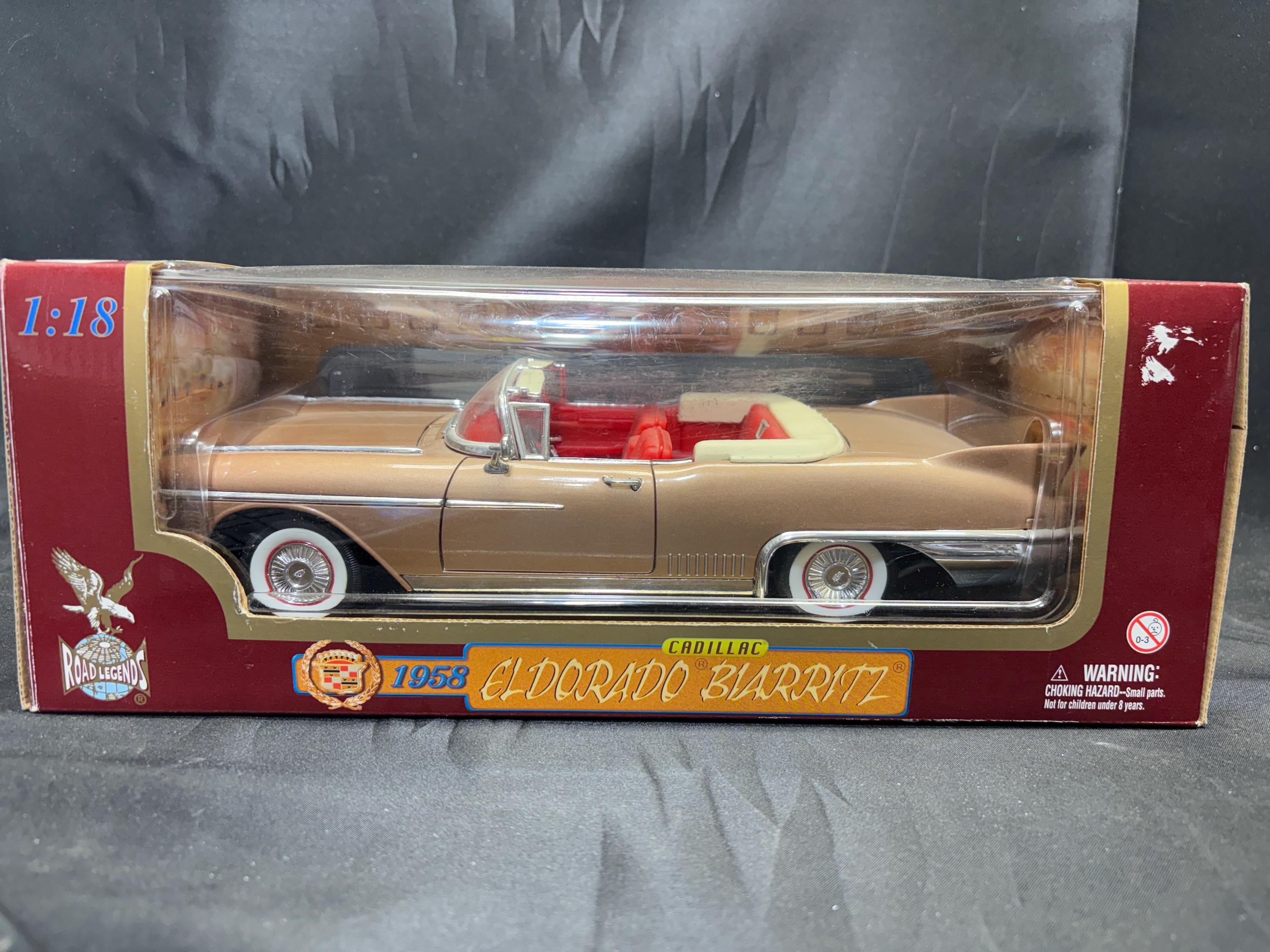ロードレジェンド 1:18スケール 1958年式 キャデラック エルドラド