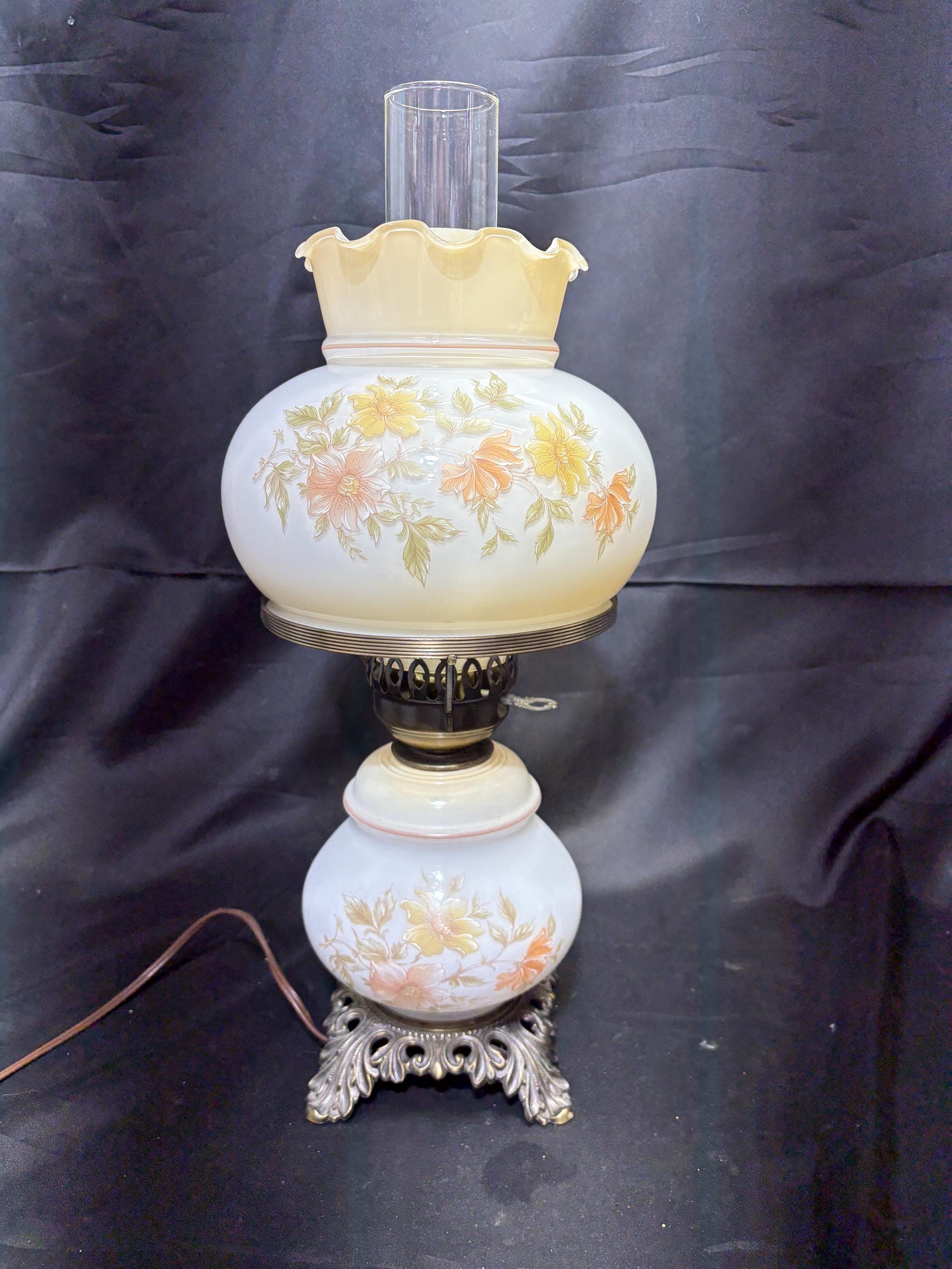 Vintage L&l Hurricane Lamp Shade - Etsy