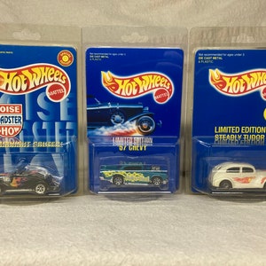Vintage Hot Wheels Limited Edition: Choice of &#39;57 Chevy, Steadly Tudor, Midnight Cruzer