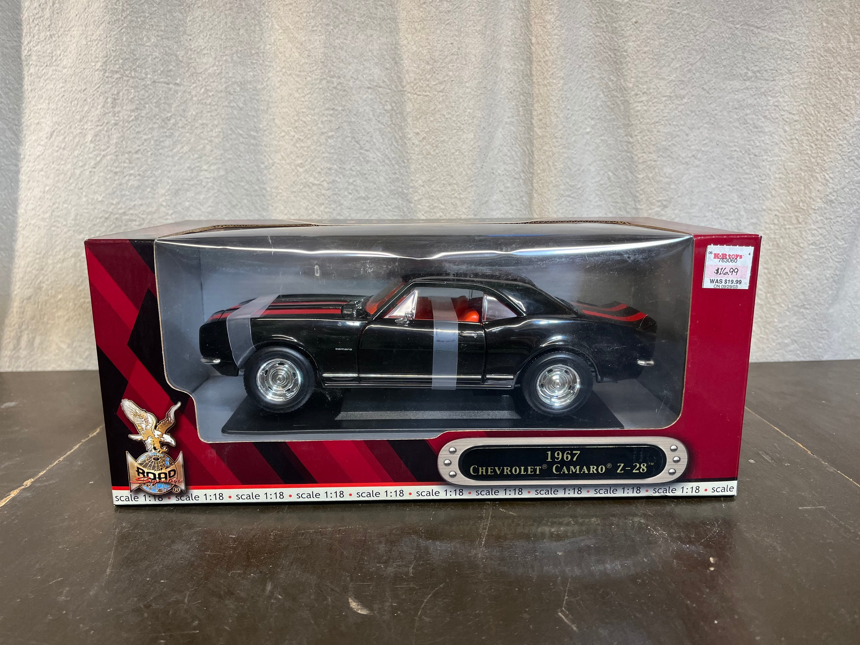 ミニカー ROAD REGENDS CHEVROLET CAMARO Z-28 1967 1967 Chevrolet Camaro Z28 1/18 Scale Blue - Road Legends | eBay