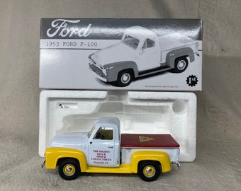 First Gear 1:34 Scale 1953 Ford F-100 Mighty Truck Shop Pick-Up Truck  | Die-cast Model Truck | First Gear #19-2447 | Ford