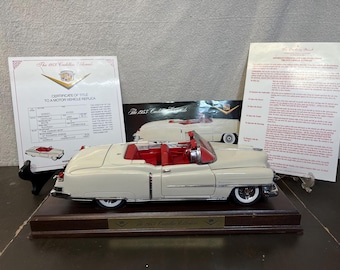 1953 Cadillac Eldorado, Franklin Mint, 1:24 Scale Die Cast Model