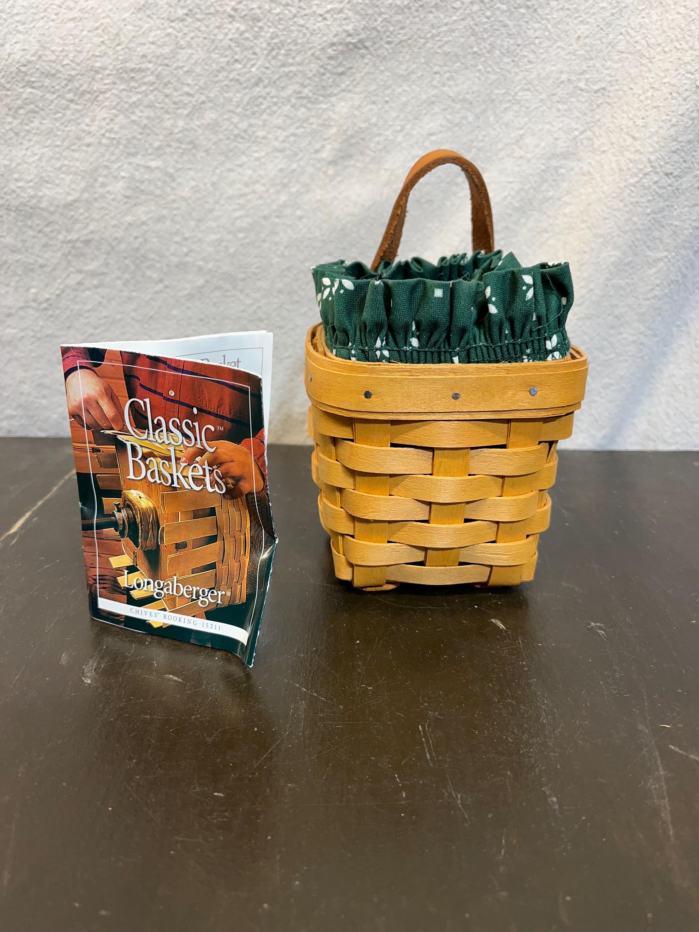 ロンガバーガーのクリスマスバスケットコレクション：手織りの