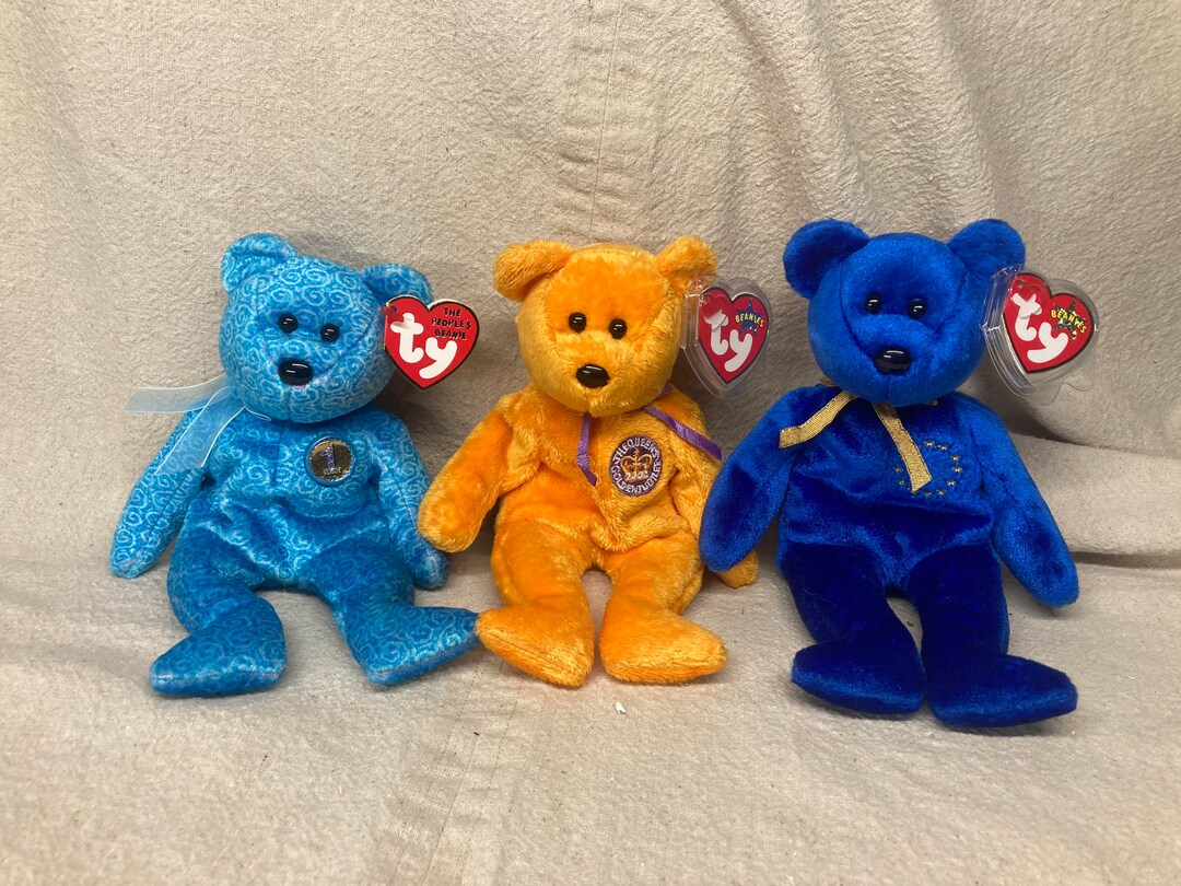 Original Ty Beanie Babies Classy Celebrations Unity Ty Inc Beanie Babies Collection Etsy
