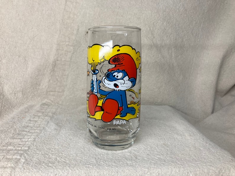 1982 the Smurfs Character Glasses Wallace Berrie & Co 1982 - Etsy