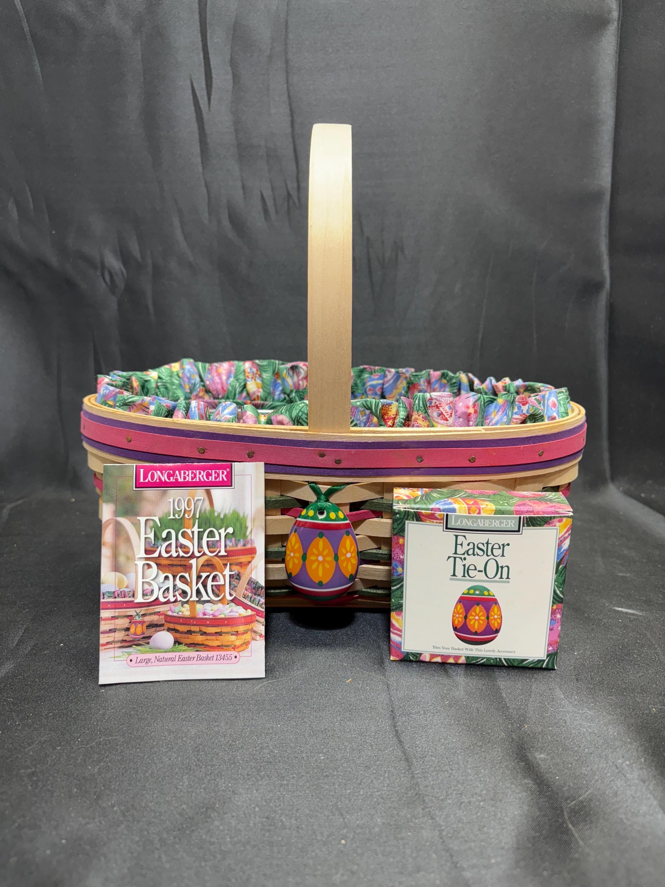 ロンガバーガー イースターバスケット：手編みコレクターバスケット