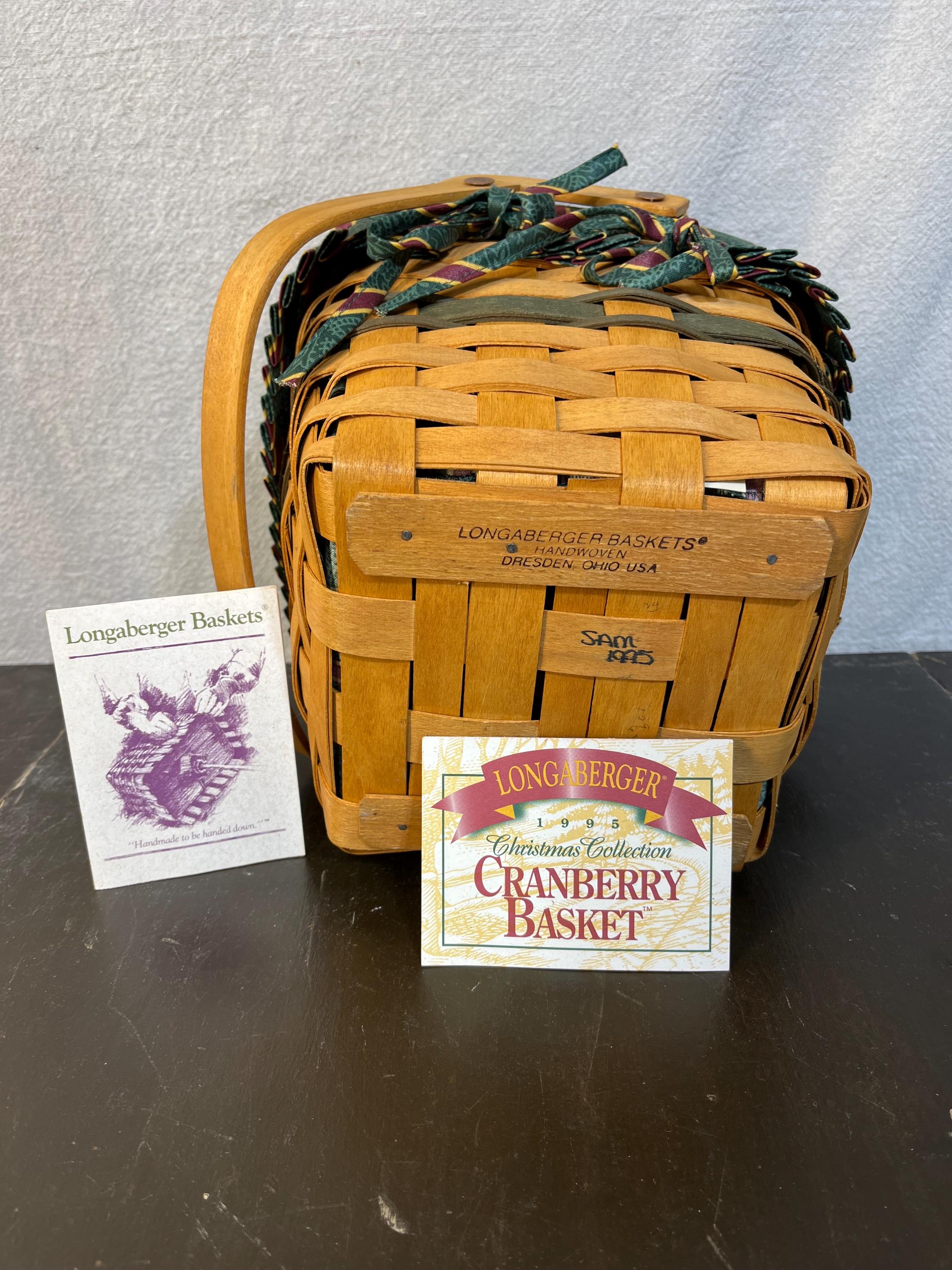 ロンガバーガー クリスマス コレクション バスケット: ヴィンテージ