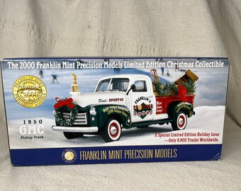 1:24 Scale 2000 Franklin Mint Precision Model Christmas Truck