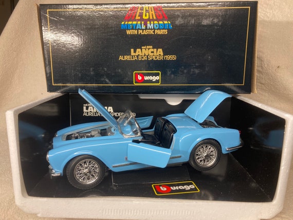 Burago 1955 Lancia Aurelia B24 Spider Diecast Model Car 1:18 UK