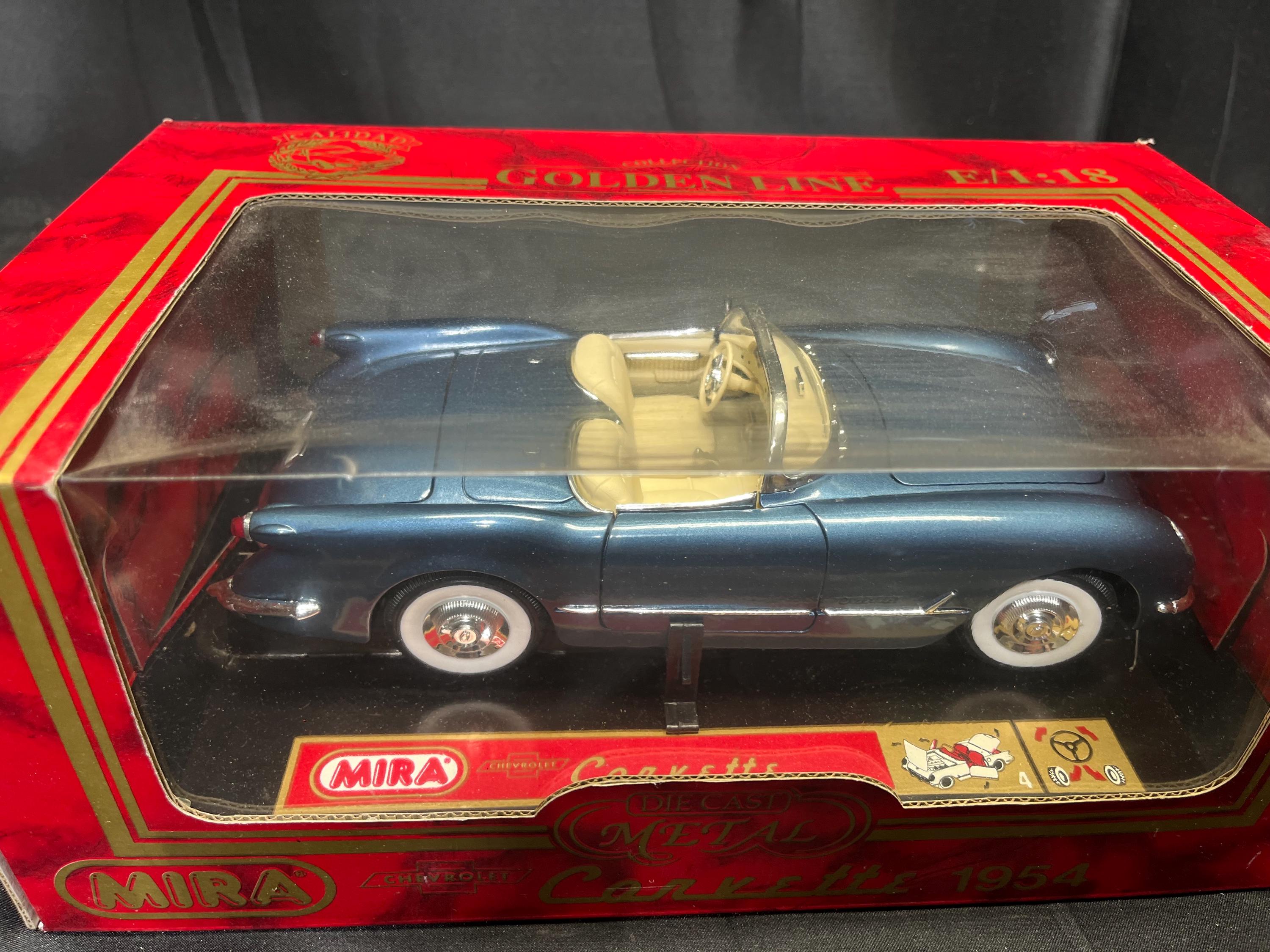 Mira 1/18 - Corvette 1954 - Miniature De Collection