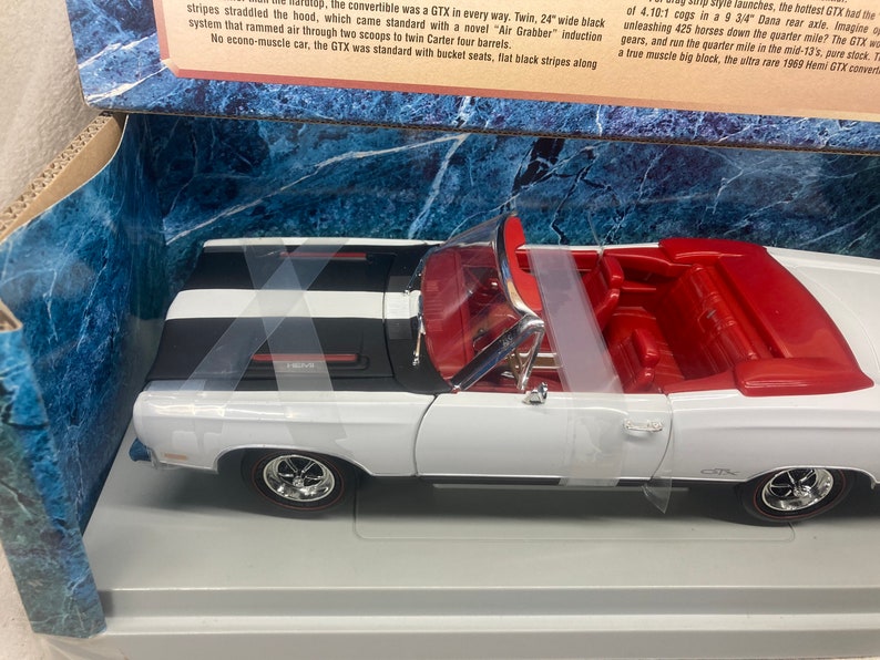 Ertl 118 Scale 1969 Plymouth GTX Hemi Convertible American Etsy