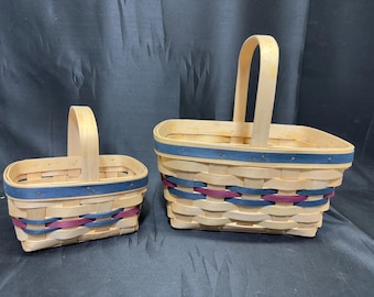 Longaberger 1991 Easter Baskets: Choice of Small or Large
