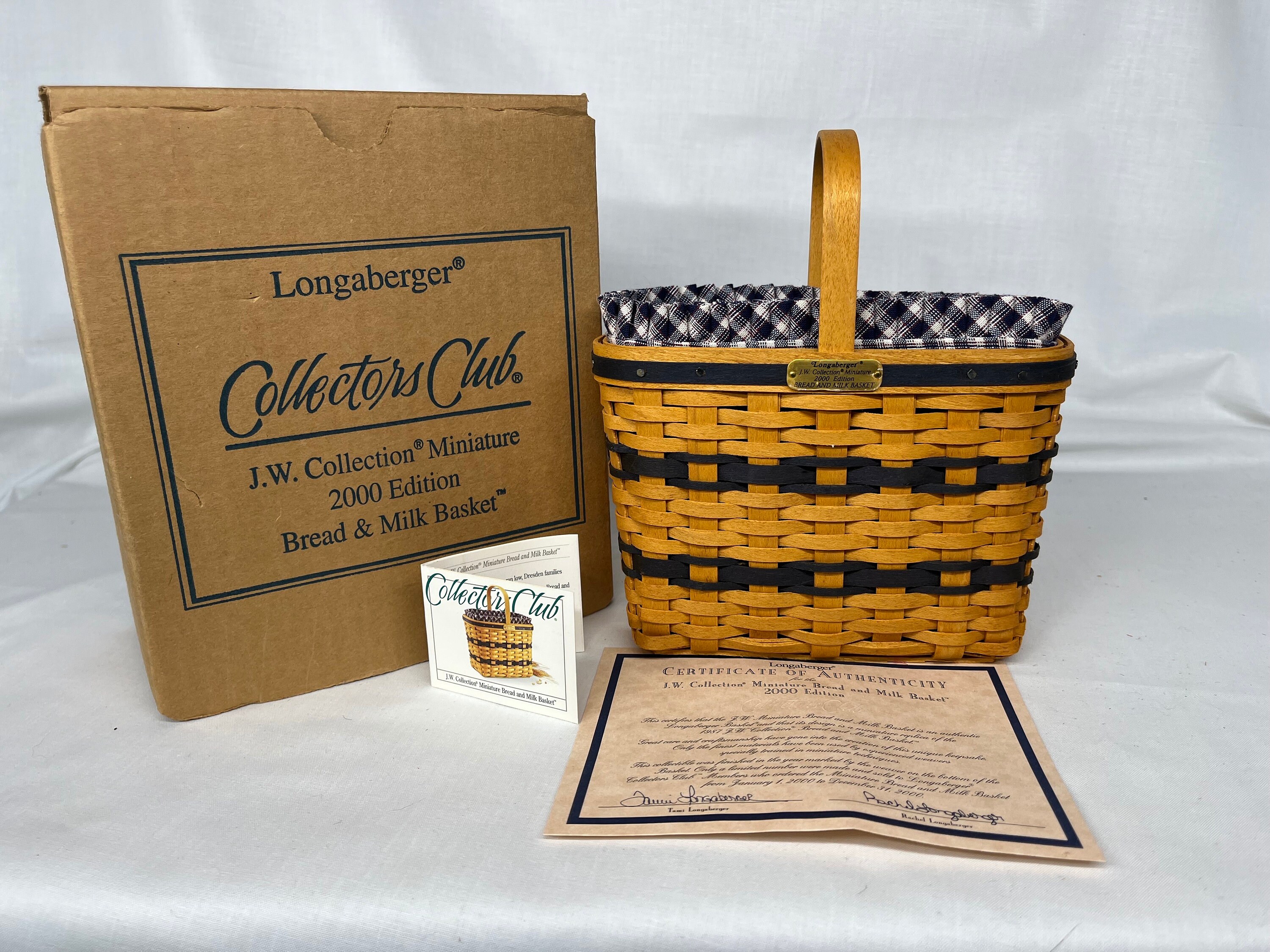 Longaberger Miniature Basket: Choice of Collector Club Editions - Etsy