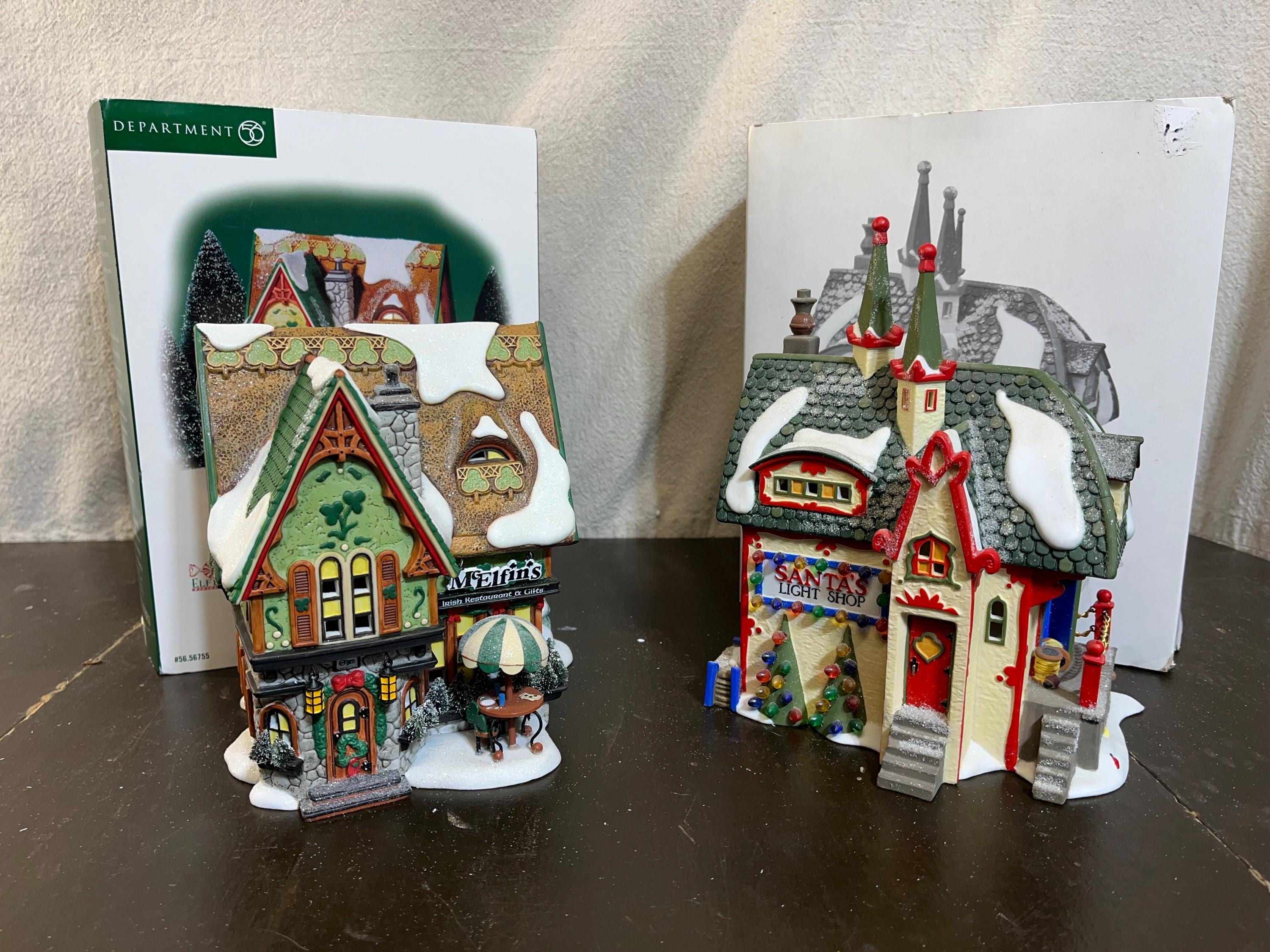 1990年 陶器 サンタクロースの家 NORTH POLE SERIES 1990年 陶器 サンタクロースの家 NORTH POLE SERIES