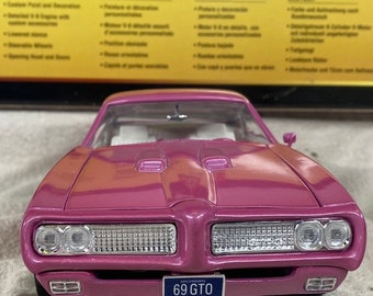 Ertl 1:18 Scale 1969 Pontiac GTO | American Muscle | Die