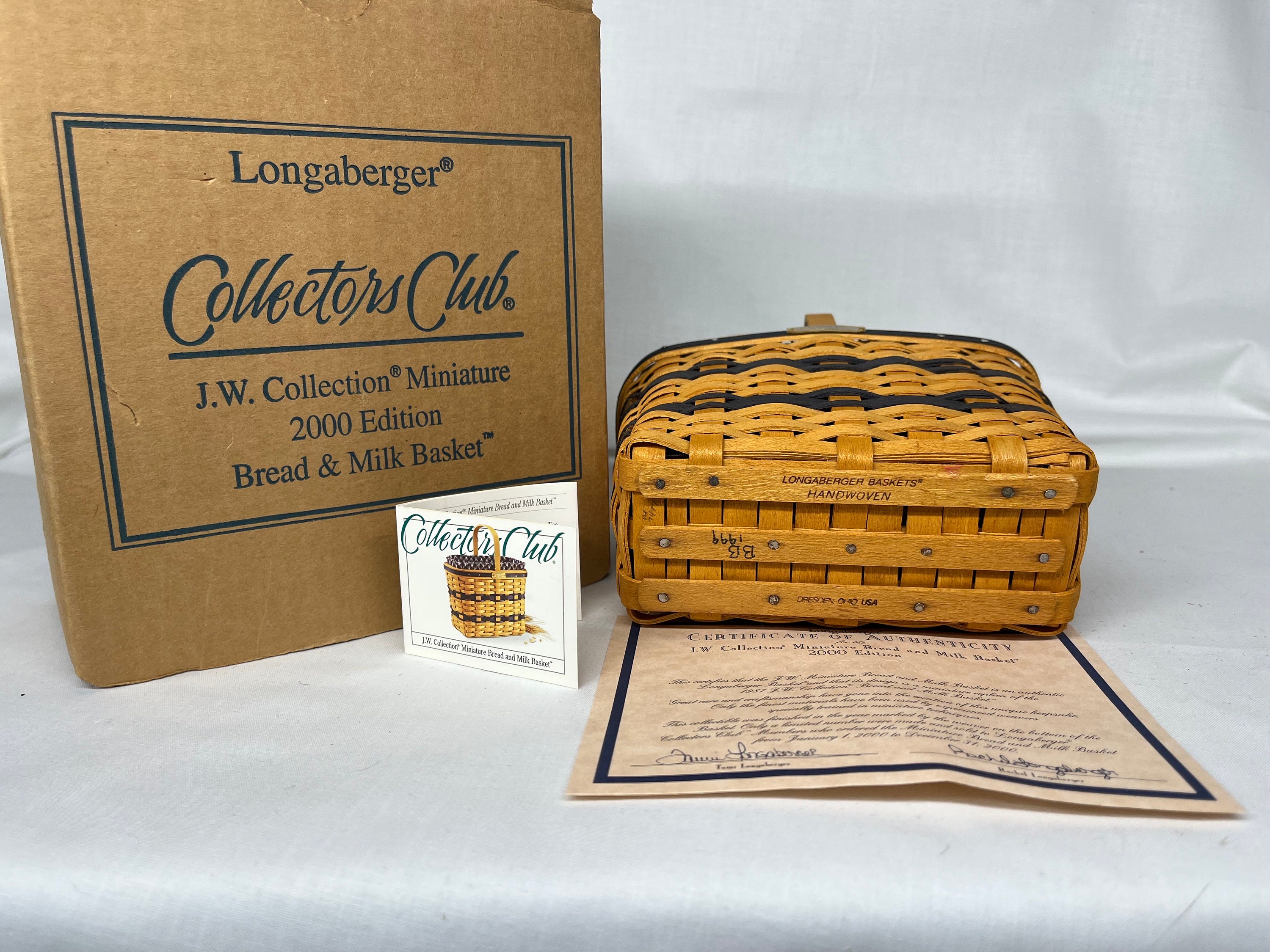 Longaberger Miniature Basket: Choice of Collector Club Editions - Etsy