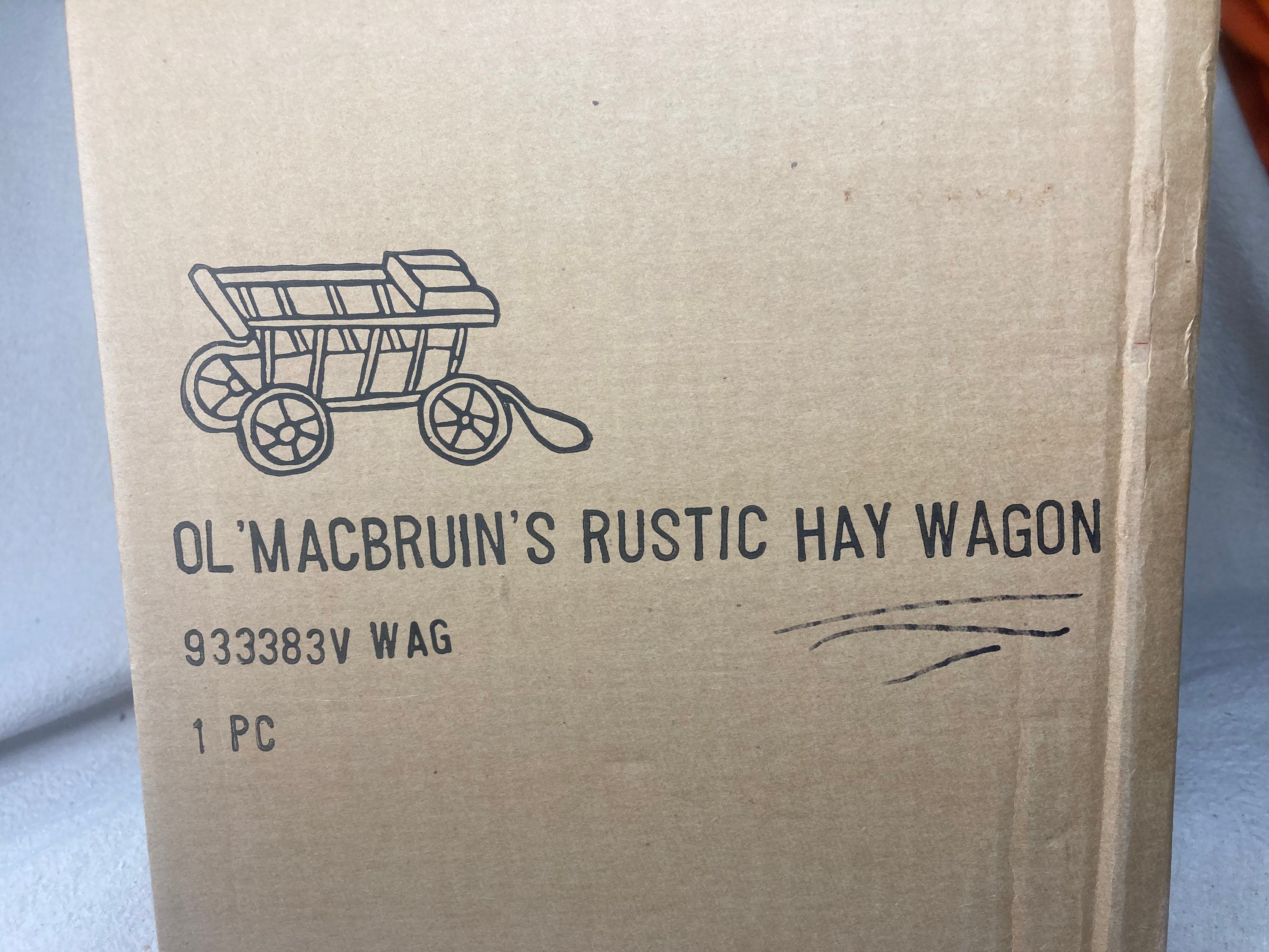 Vintage Boyds Bear Ol' Macbruin's Rustic Hay Wagon Vintage Boyds Bear Ol' Macbruin's Rustic Hay Wagon