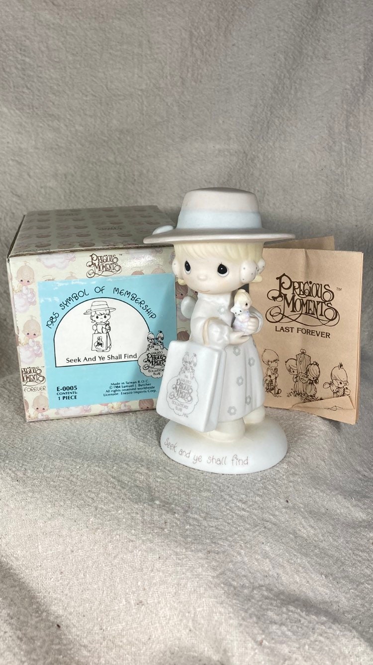 Precious Moments Symbol of Memberships From 19851987 Enesco Etsy UK