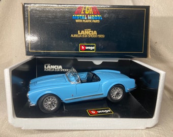 Burago 1955 Lancia Aurelia B24 Spider Diecast Model Car 1:18 - Etsy