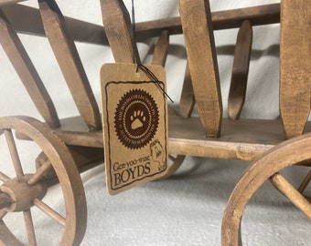 Vintage Boyds Bear Ol' Macbruin's Rustic Hay Wagon Vintage Boyds Bear Ol' Macbruin's Rustic Hay Wagon